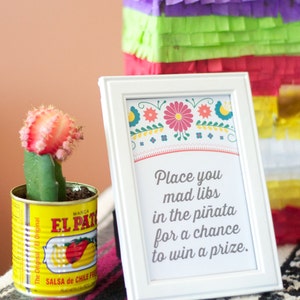 Custom Printable Signs Fiesta Mexican Cinco De Mayo image 1