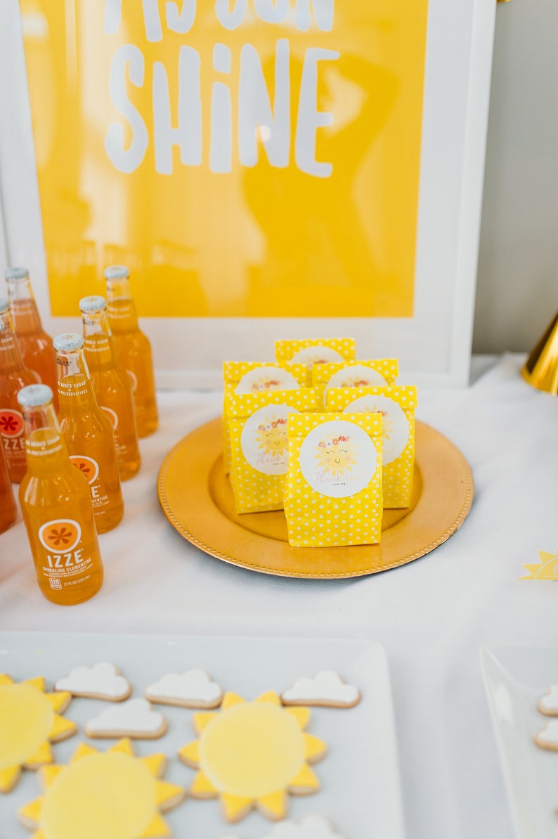Printable Favor Tag - You Are My Sunshine image 2