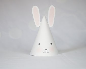 Printable Bunny Hat - Birthday Hat - Some Bunny