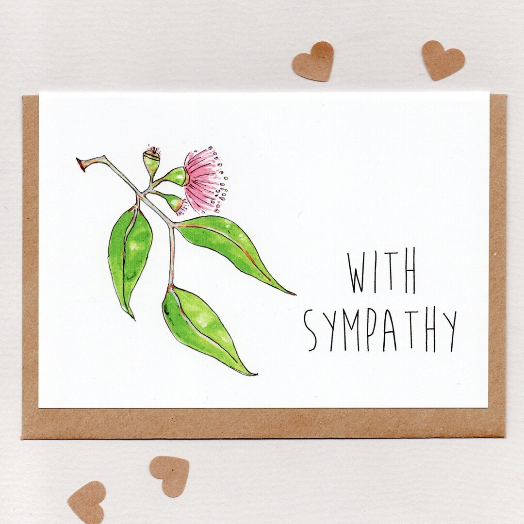 WITH SYMPATHY . Card . Bereavement . Sorry for Your Loss . Thinking of ...