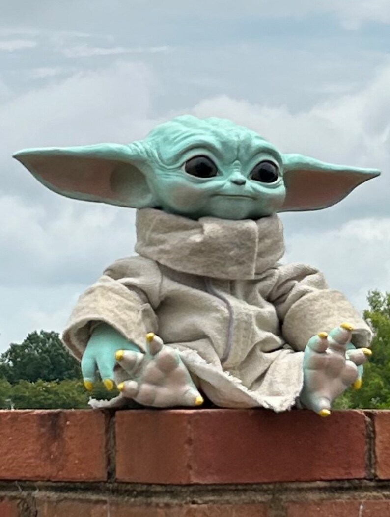 Life Size Baby Yoda, Grogu, the Child From Mandolorian Etsy