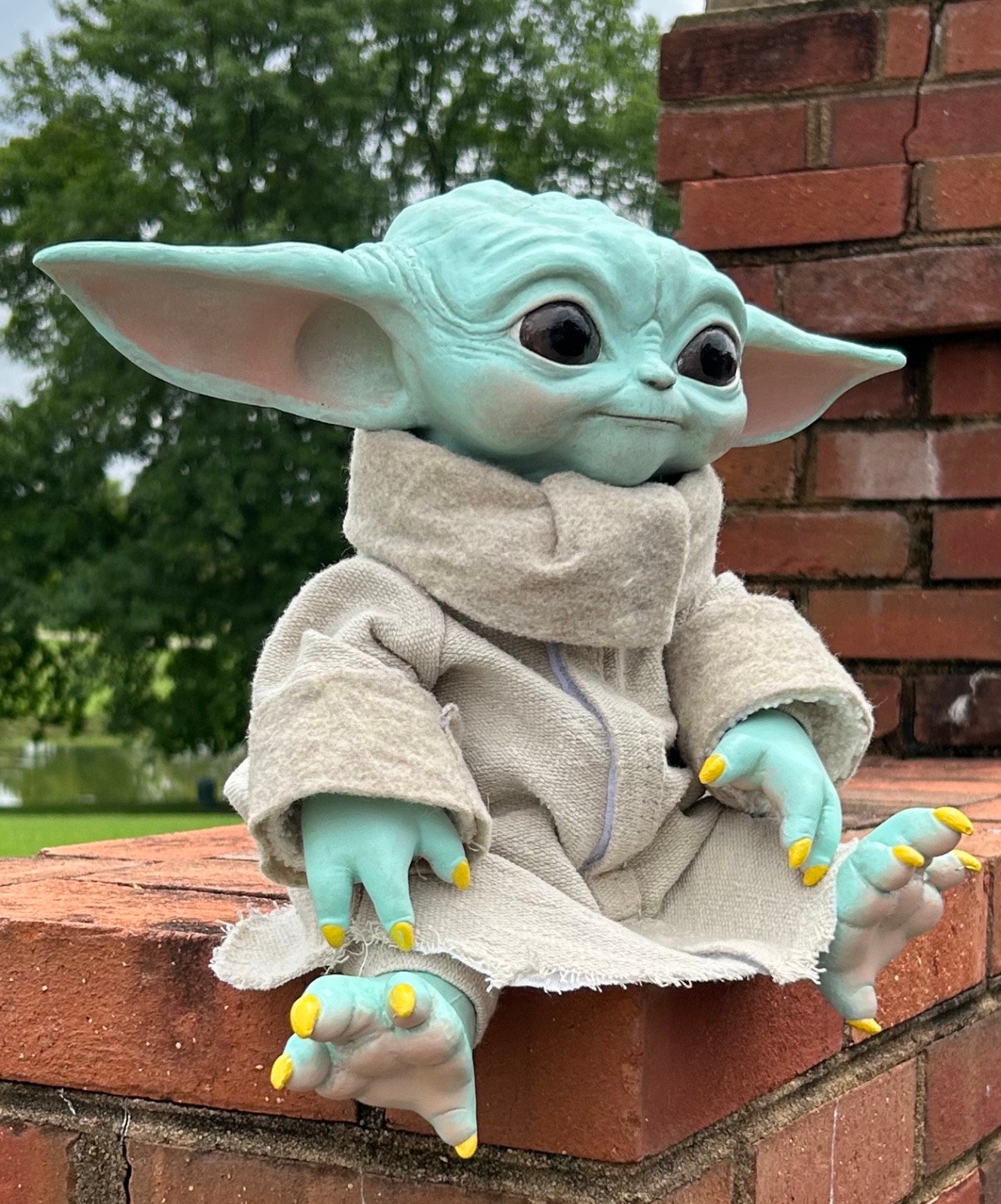 Life Size Baby Yoda, Grogu, the Child From Mandolorian Etsy