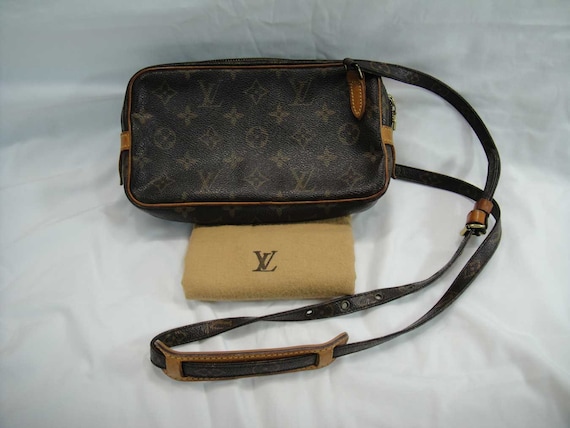 Louis Vuitton Vintage French Co Monogram Bandouliere Crossbody Bag 1222lv26