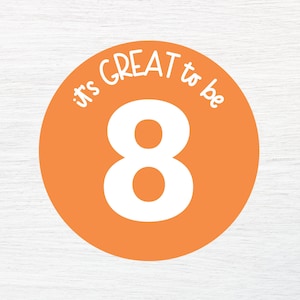 Great To Be 8 SVG - Great To Be 8 Printable - Baptism SVG - LDS Svg - Lds Baptism - 8th Birthday - Eighth Birthday Svg - 8th Birthday Party