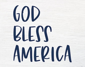 God Bless America SVG - 4th of July SVG - Independence Day SVG - Patriotic Svg - America Svg - Patriotic Shirt Svg -4th of July Shirt Design