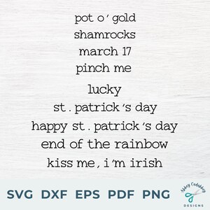 St Patricks Day SVG - St Patricks Sayings SVG - Lucky SVG - St Pattys Day Svg - Shamrock Svg - Irish Svg - St Patricks Cut File -Cricut File