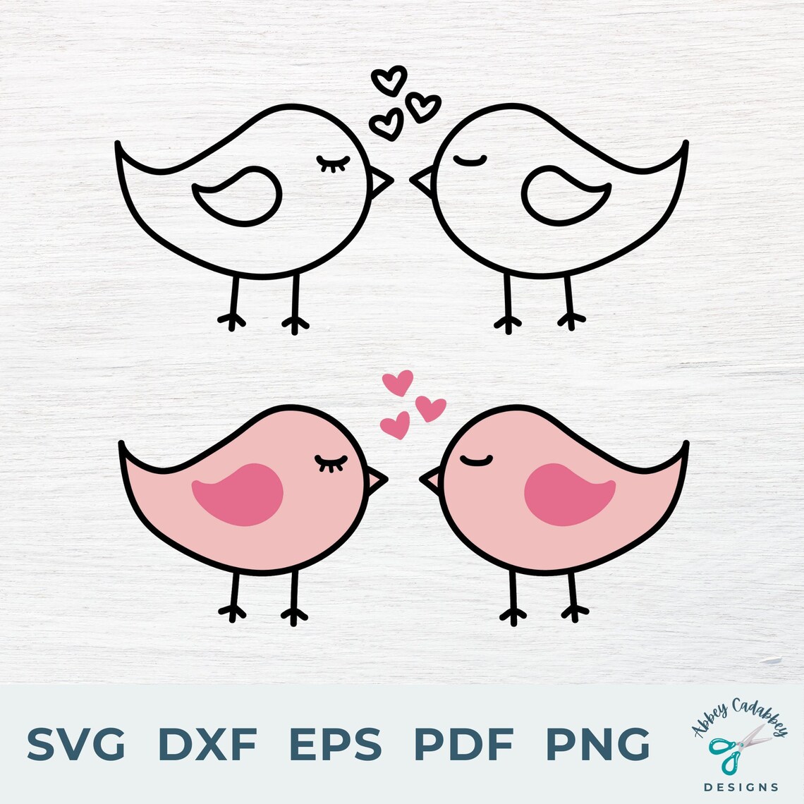 Love Birds SVG - Valentine Birds SVG - Valentine's Day SVG - Love Svg ...