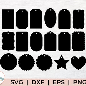 Tag SVG - Gift Tag SVG - Gift Tag Template - Blank Tags SVG - Svg Tags - Gift Tag Shapes Svg - Gift Tag Svg Bundle - Printable Gift Tag