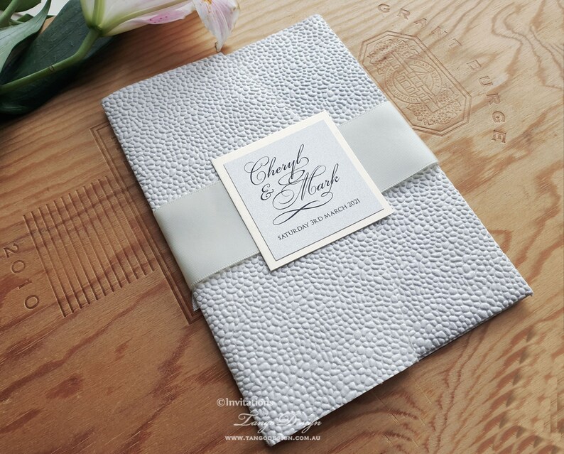 Pocketfold Wedding Card Invitations. Classy Invites Custom Etsy Australia