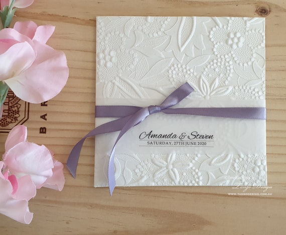 All-in-one Pocket Wedding Invitations and RSVP. Pocket Wedding invitations etsy design. Wedding invitation set. Wedding invitation pack. Il_570xn