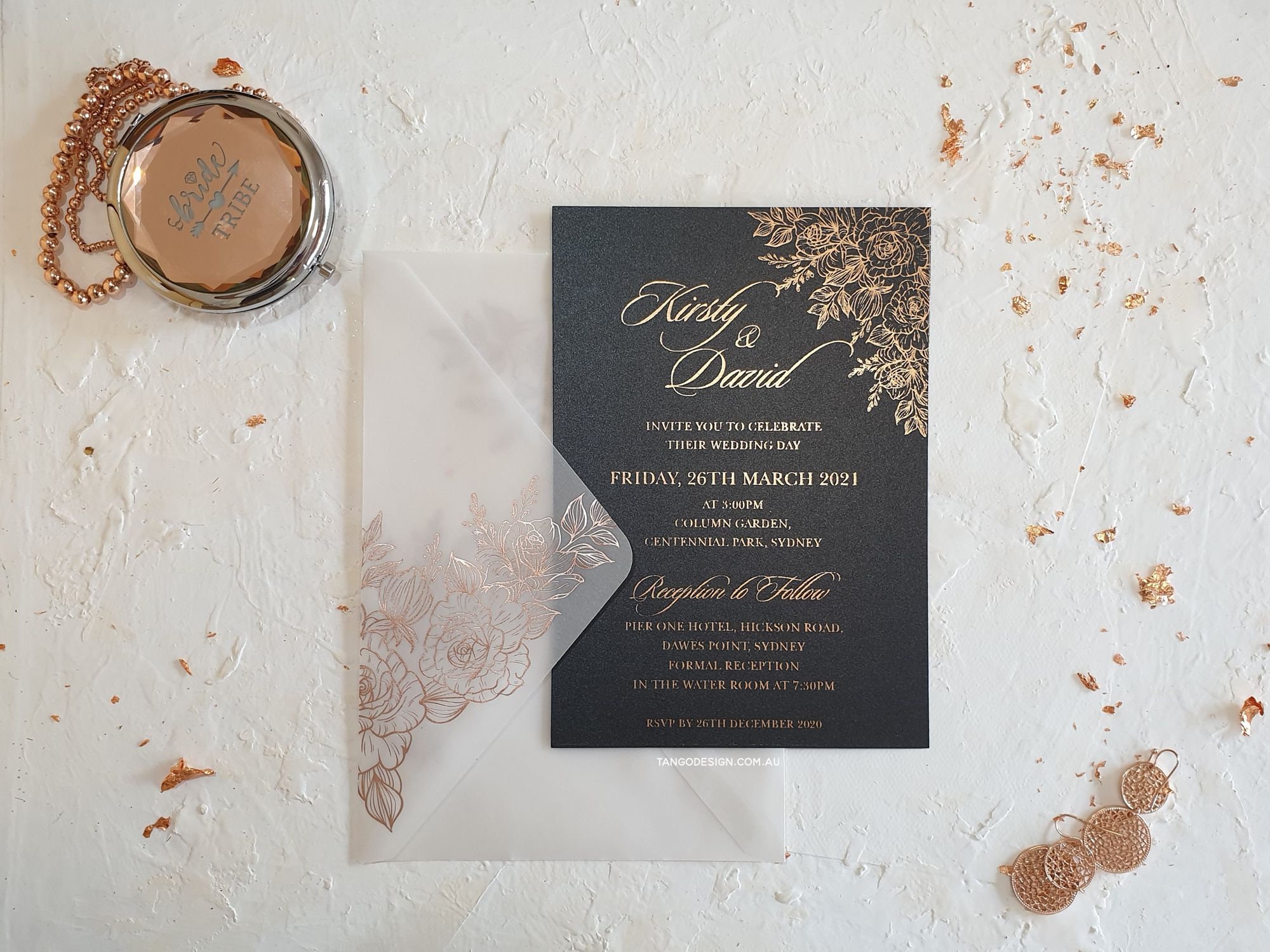 VELLUM Envelope Foil Envelope Wedding Invitations. Vellum Etsy UK