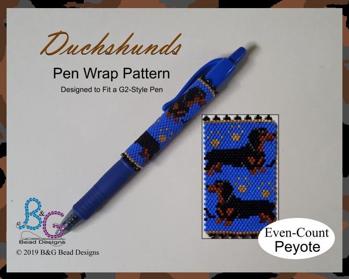 Jack bead pattern Bead pen wraps Olegirabeadpatterns