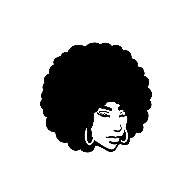 Download Afro Woman Svg Black Girl African American Jpg Png Silhouette Eps Ai Vector Cricut Dxf Clipart Svg Paper Party Kids Craft Supplies Tools