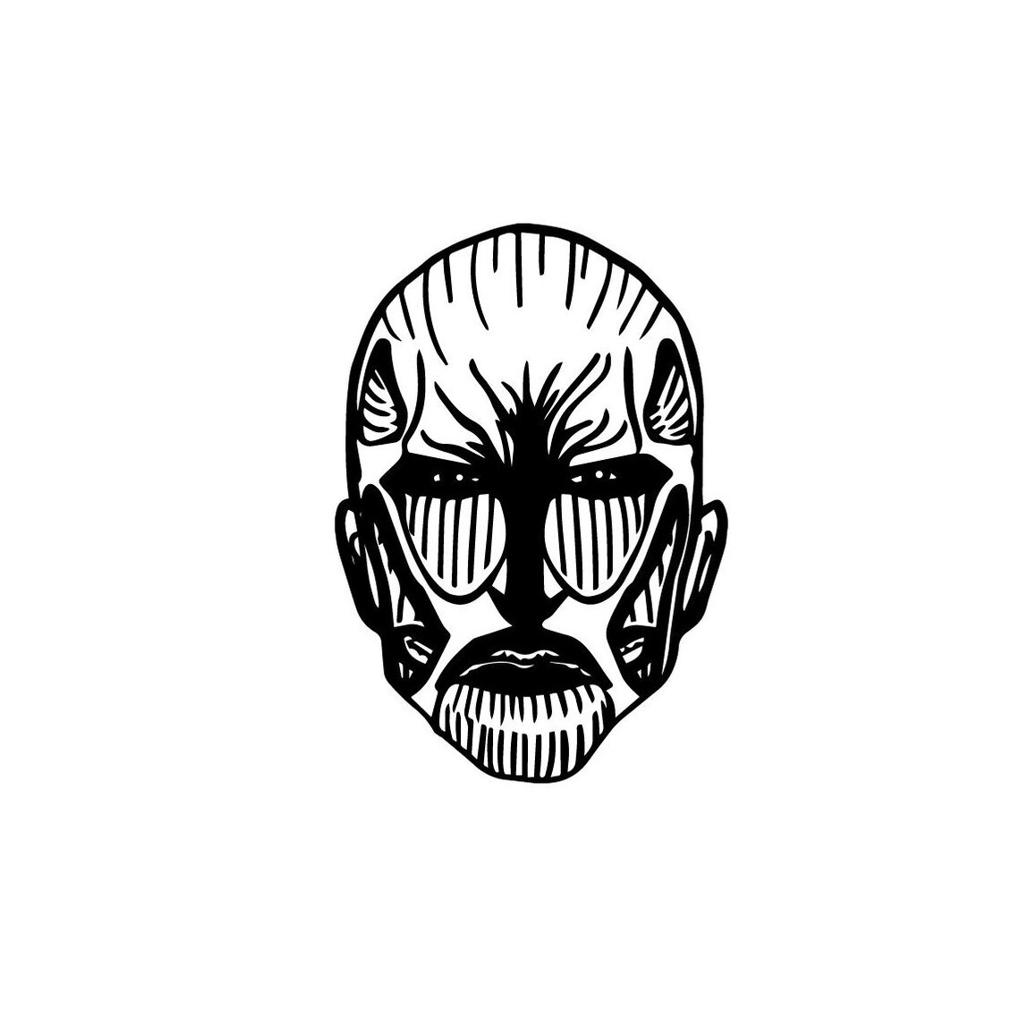 Download Titan anime clipart silhouette cricut dxf ai svg eps | Etsy