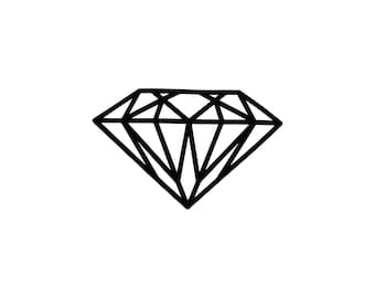 Diamond, clipart, silhouette, cricut, dxf, ai, svg, eps
