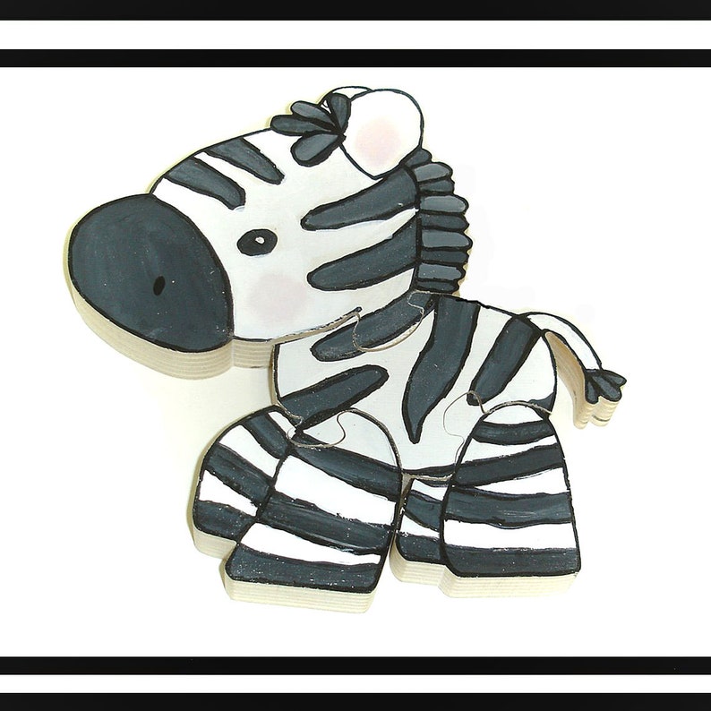 zebra activity toy