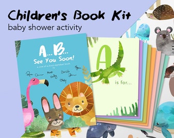 A... B... See You Soon! - Children's Book Kit - Baby Shower Activity