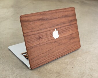 wood macbook pro case