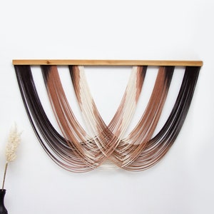 Dip Dye Macrame Wall Hanging, Fiber Art, Fiber Art Wall Hanging, Large Macrame Wall Hanging, Macrame Wall Hanging, Macrame Headboard
