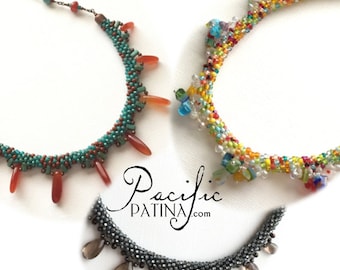 Motif Kumihimo : tutoriel de collier à bords infinis