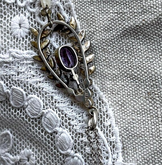 Antique Edwardian Belle Époque Sterling Silver Genuine Seed