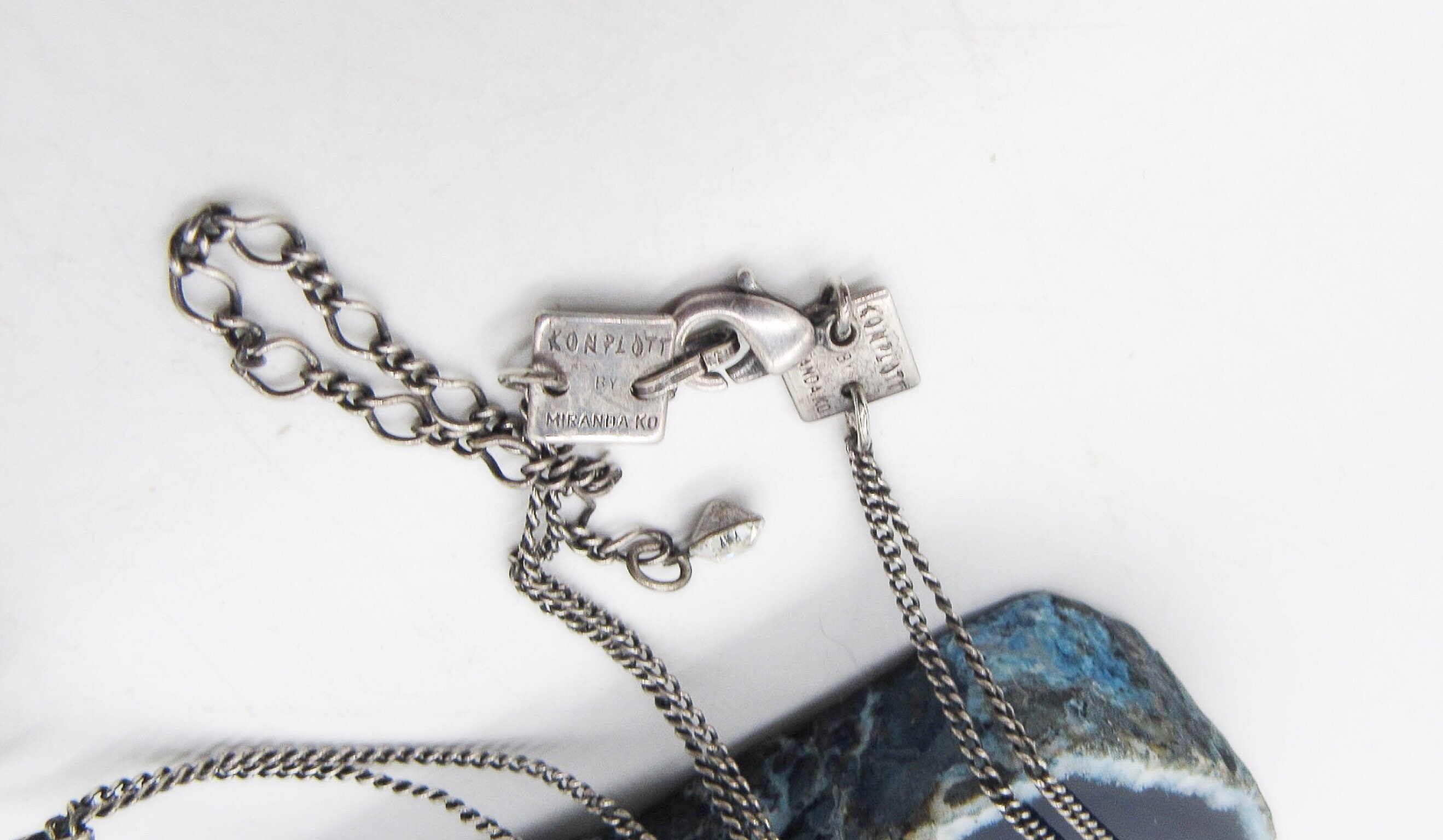 Konplott by Miranda Konstantinidou vintage retired long silver