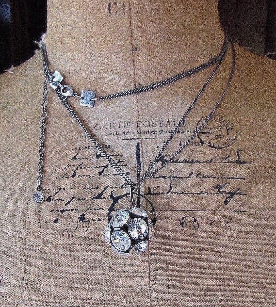Konplott by Miranda Konstantinidou vintage retired long silver