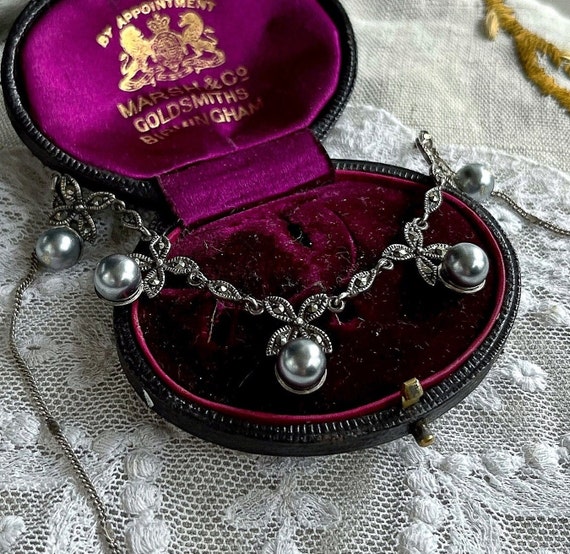 Lovely vintage Victorian Revival Sterling Silver … - image 3