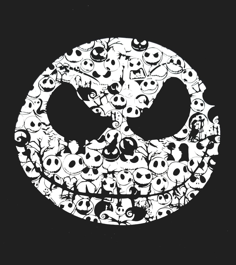 Jack SkellingtonChristmasHalloween Vinyl Decal