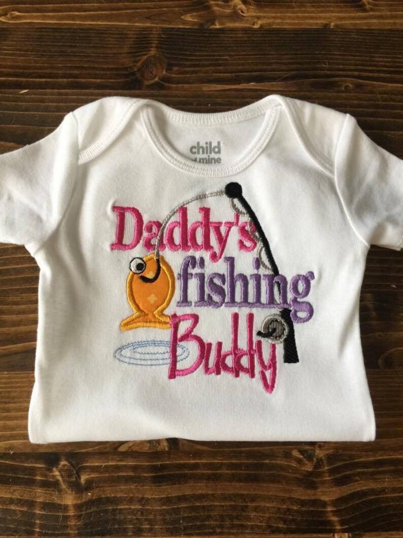 Daddy's Fishing Buddy. Onesie/shirt Etsy