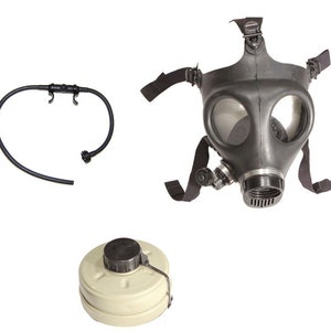 Youth Israeli NBC Gas Mask | Size 3 Child 4A1 | Hydration Straw | NBC Protection | Military-Grade Gear | Free Shipping