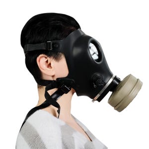 Máscara de gas israelí 4A1 / Militärqualität / Premium ABC Schutzmaske / Filtro NATO de 40 mm / Taktische Vollgesichtsmaske