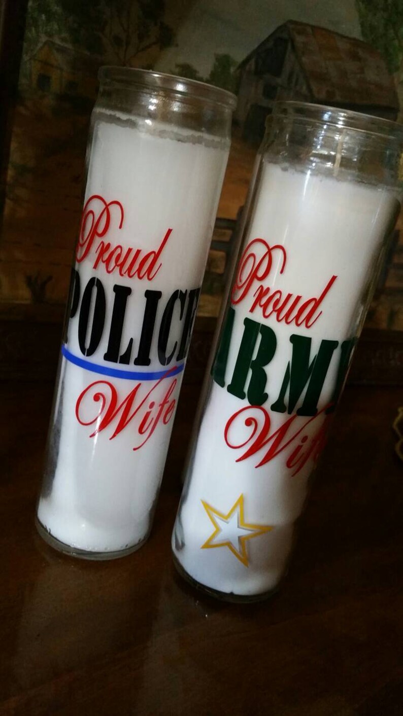 A Prayer For Safety Prayer Candles Military Candle Police Etsy