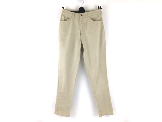 High Waist Khaki Tan Jeans 