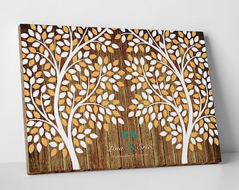 Rustic Wedding Guest Book Alternative Custom Guest Book Wedding Tree Guest Book Wedding Guestbook Alternative Wedding Guest Book