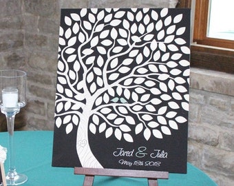 Rustic Wedding Guest Book Alternative Custom Guest Book Wedding Tree Guest Book Wedding Guestbook Alternative Wedding Guest Book