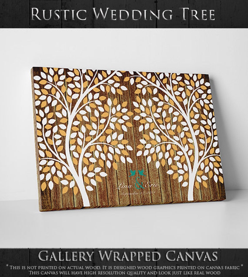 Rustic Wedding Guest Book Alternative Custom Guest Book Wedding Tree Guest Book Wedding Guestbook Alternative Wedding Guest Book 