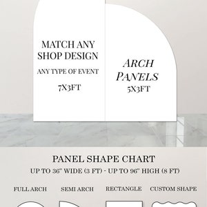 Arch Seating Chart Large Wedding Seating Chart Arched Panel with easel Entrance Sign Foam Board Custom text and colors Light Weight