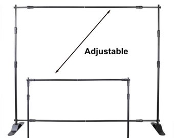 Telescopic Backdrop Stand ADD-ON, Upgrade your Backdrop purchase, 8'x8' or 8'x10' backdrop stand