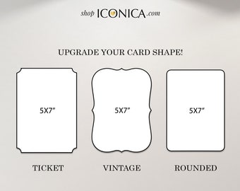 Invitation Card Shape Upgrade - Ticket, Vintage, Rounded