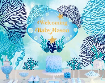 Under The Sea Party Decorations Boy Etsy