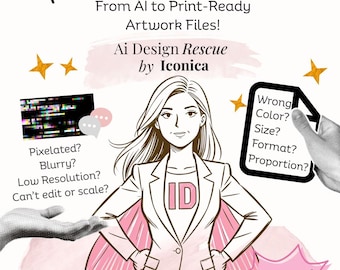 AI Design Rescue – Print-Ready File Conversion Service, AI Design Optimization,