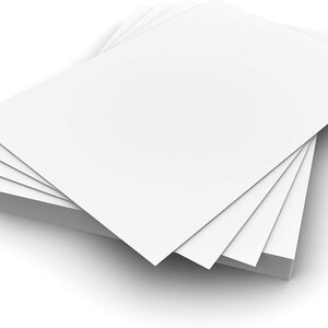 Atualizar estoque de papel - Opções de cartão de atualização de papel