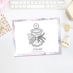Floral Lavender Watercolor Placemat 8x10", A la carte, Made to match any design from the shop,Printable File (DIY), Floral Placemat