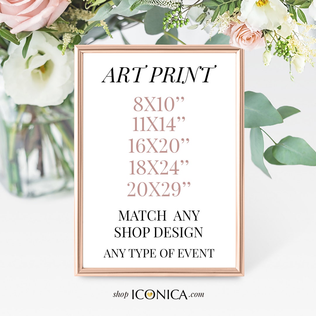 Custom Art Print, Personalized Sign, Fade Resistant Cotton Paper - Etsy