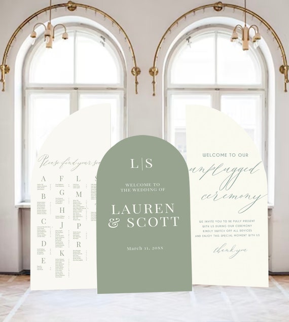 Large Wedding Seating Chart Arch Seating Chart Arched Panel with easel Entrance Sign Foam Board Custom text, color, Light Weight Indoor use Il_570xn