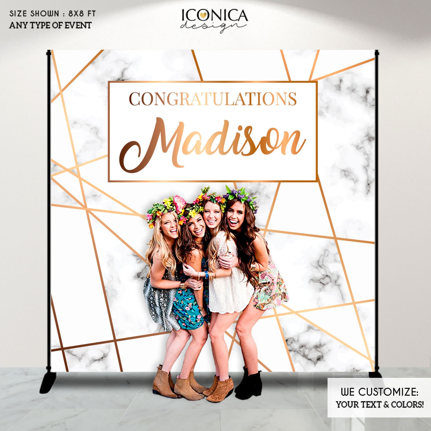 Graduation Party Photo Booth Backdrop Virtual Graduation Etsy