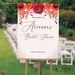 Fall Floral Welcome Sign, Personalized Party Decor - Etsy