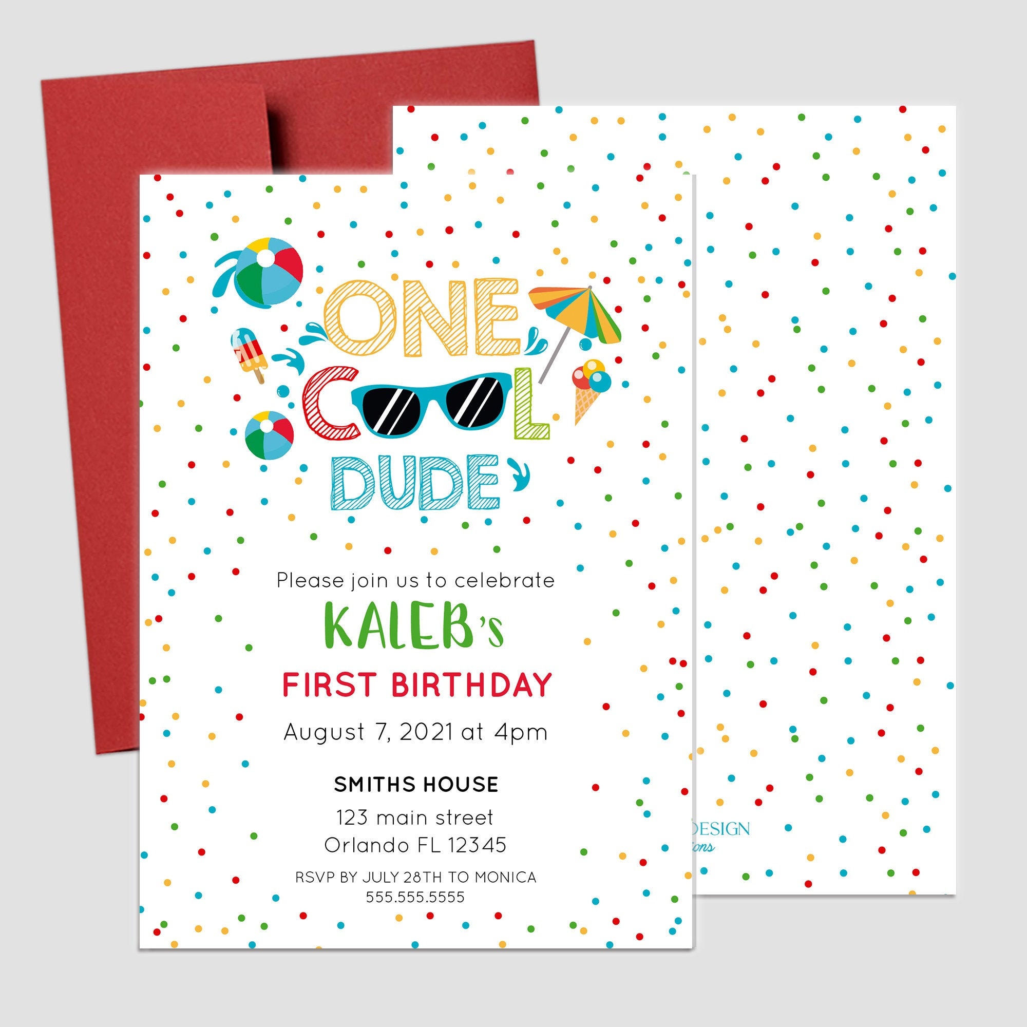 One Cool Dude Birthday Invite Two Cool Birthday Invitation - Etsy New  Zealand