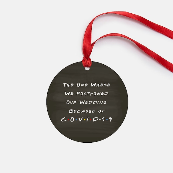 2021 Christmas Ornament Postponed Wedding Personalized | Postponed Wedding Christmas Decoration | Holiday Gifts | Holiday decor Il_570xn